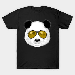 Beach Panda with Sunglasses T-Shirt